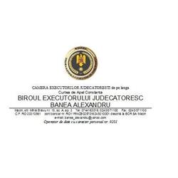 BIROU EXECUTOR JUDECATORESC BANEA ALEXANDRU, Măcin program de funcționare