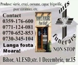 MTS FUNERARE, Aleşd program de funcționare