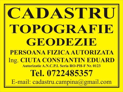 Cadastru Campina, program de funcționare