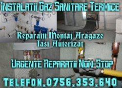 Instalator Iasi gaze sanitare termice SRL, program de funcționare