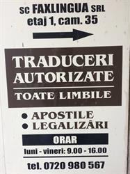 Faxlingua - traduceri legalizate, Timişoara program de funcționare