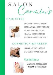 Salon Carmin's, Cluj-Napoca program de funcționare