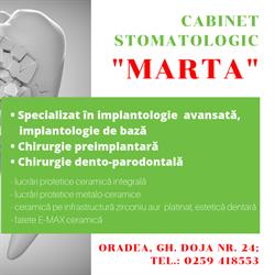 C.M.I. DR. MARTA ŞERBAN, Oradea program de funcționare
