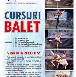 Club Arlechin Scoala de Dans Botosani, Cursuri de Teatru,Muzica,Pictura,Limbi Straine, program de funcționare