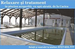 Piscină cu apă sărată 'Salus Infirmorum' Cacica, program de funcționare