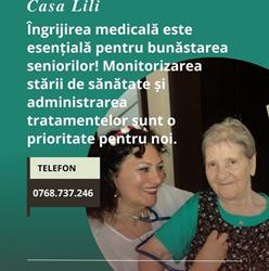 Camin de batrani - CASA LILI, Bucureşti program de funcționare