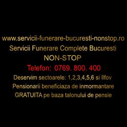 Pompe Funebre Servicii Funerare Complete Non Stop Bucuresti si Ilfov, program de funcționare