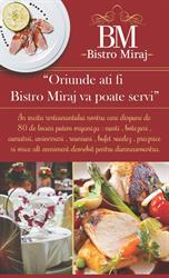Bistro Miraj, Paşcani program de funcționare