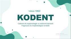 KODENT - Cabinet de implantologie şi medicină dentară, Târgu Mureş program de funcționare