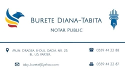 Birou Individual Notarial Burete Diana-Tabita, Oradea program de funcționare