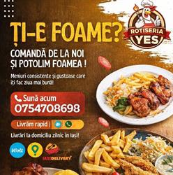 Rotiseria YES, Iaşi program de funcționare