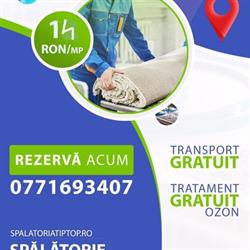 Spălătorie Covoare Tip-Top Dumbrăviţa, program de funcționare
