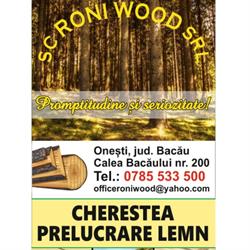 Cherestea Oneşti Roni Wood, program de funcționare