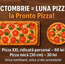 Pronto Pizza Delivery, Sibiu program de funcționare