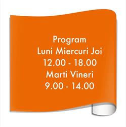Cabinet stomatologic SIMED, Măcin program de funcționare