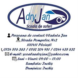 Scoala de soferi AdryJan, Ploieşti program de funcționare
