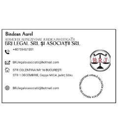 BRJ LEGAL SRL ŞI ASOCIAŢII în Copşa Mică, 1 Decembrie - program de funcționare