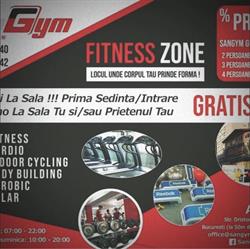 SanGym Bucuresti, program de funcționare