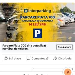 Parcare Piata 700, Timişoara program de funcționare