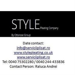 Style Pleating Company, Ploieşti program de funcționare