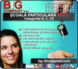 Big Company - Scoala De Soferi (Şcoala de şoferi), Sibiu program de funcționare