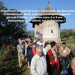 Turul Manastirilor din Bucovina si Neamt, Gura Humorului program de funcționare