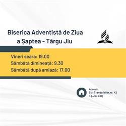 Biserica Adventistă Târgu Jiu 2, program de funcționare