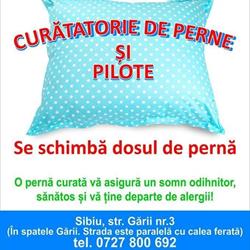 Curăţătorie de perne şi pilote Sibiu, program de funcționare