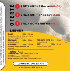 Pizzeria Tata Urs, Tulcea program de funcționare