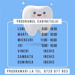 Cabinet Stomatologic - Dr. Suciu Raul, Pâncota program de funcționare