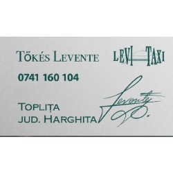 Taxi Levi, Topliţa program de funcționare