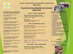 Liceul Tehnologic de Industrie Alimentară, Timişoara program de funcționare