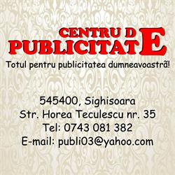 Centru de Publicitate, Sighişoara program de funcționare