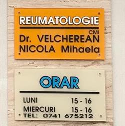 Cabinet reumatologie Deva - Dr. Velcherean Nicola Mihaela, program de funcționare