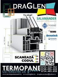 Draglen , Termopane Oneşti. Uşi, ferestre de 5 stele!, program de funcționare
