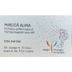 Psiholog Alina Mircica în Constanţa, Tomis 3 - program de funcționare
