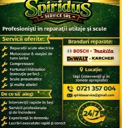 Spiridus service srl în Iaşi, Dacia - program de funcționare