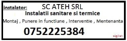 Ateh S.r.l, Craiova program de funcționare