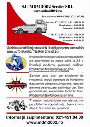 M.d.m 2002 Service SRL în Bucureşti, Sector 1 - program de funcționare