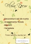 Flora Decor SRL, Târgu Neamţ program de funcționare