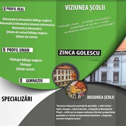 Colegiul National Liceal Zinca Golescu Pitesti, program de funcționare