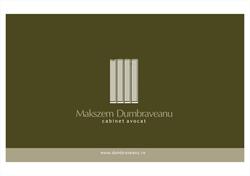 Cabinet Avocat Makszem Dumbrăveanu, Timişoara program de funcționare