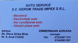 Gerom Auto Impex Arad, program de funcționare