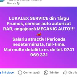 Lukalex Service SRL, Târgu Frumos program de funcționare