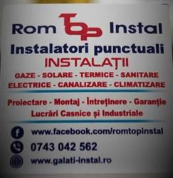 ROMTOP INSTAL - instalatori punctuali din 2009, Galaţi program de funcționare