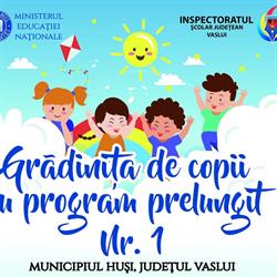 Grădiniţa Cu Program Prelungit Nr.1, Huşi program de funcționare