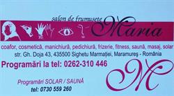 SALON DE FRUMUSETE MARIA SRL, Sighetu Marmaţiei program de funcționare