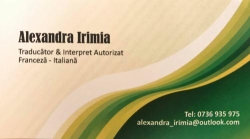 Alexandra Irimia - TRADUCERI AUTORIZATE ITALIANA SI FRANCEZA, Popeşti-Leordeni program de funcționare